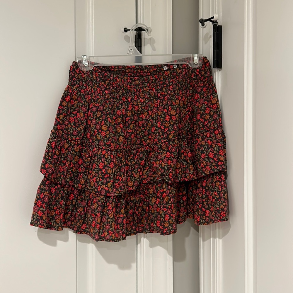 Floral Tiered Skirt